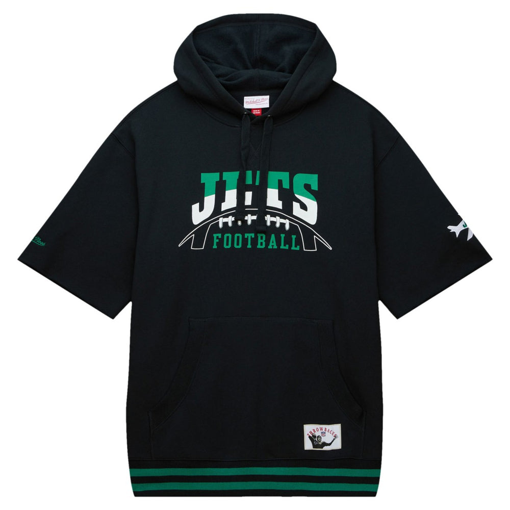 New York Jets Pre-Game Short Sleeve Pullover Hoodie | NFL Hot