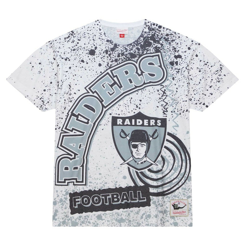 Las Vegas Raiders Team Burst Sublimated T-Shirt | NFL Hot