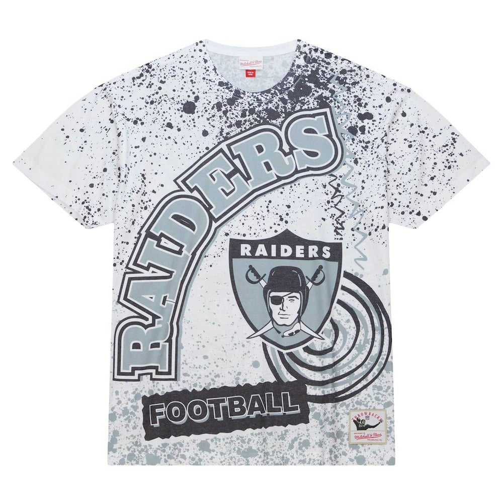Las Vegas Raiders Team Burst Sublimated T-Shirt | NFL Hot