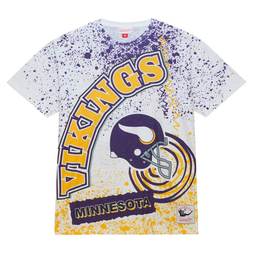 Minnesota Vikings Team Burst Sublimated T-Shirt | NFL Discount