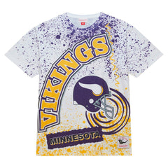 Minnesota Vikings Team Burst Sublimated T-Shirt | NFL Discount