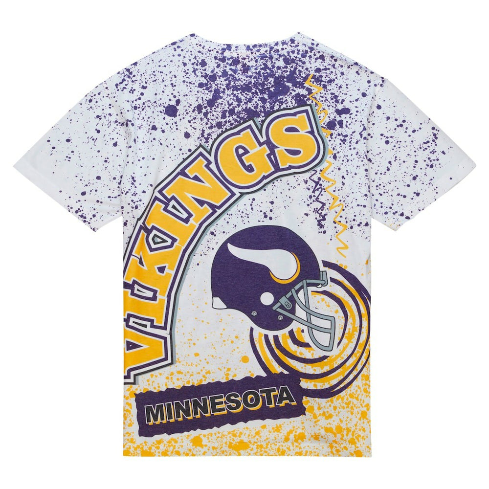 Minnesota Vikings Team Burst Sublimated T-Shirt | NFL Discount