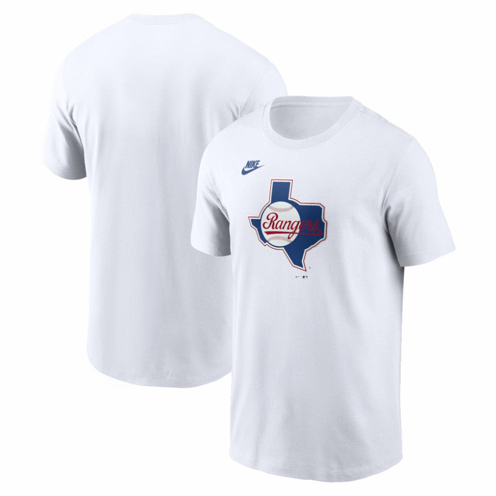 Texas Rangers Nike Cooperstown Collection Logo T-Shirt - MLB T-shirts