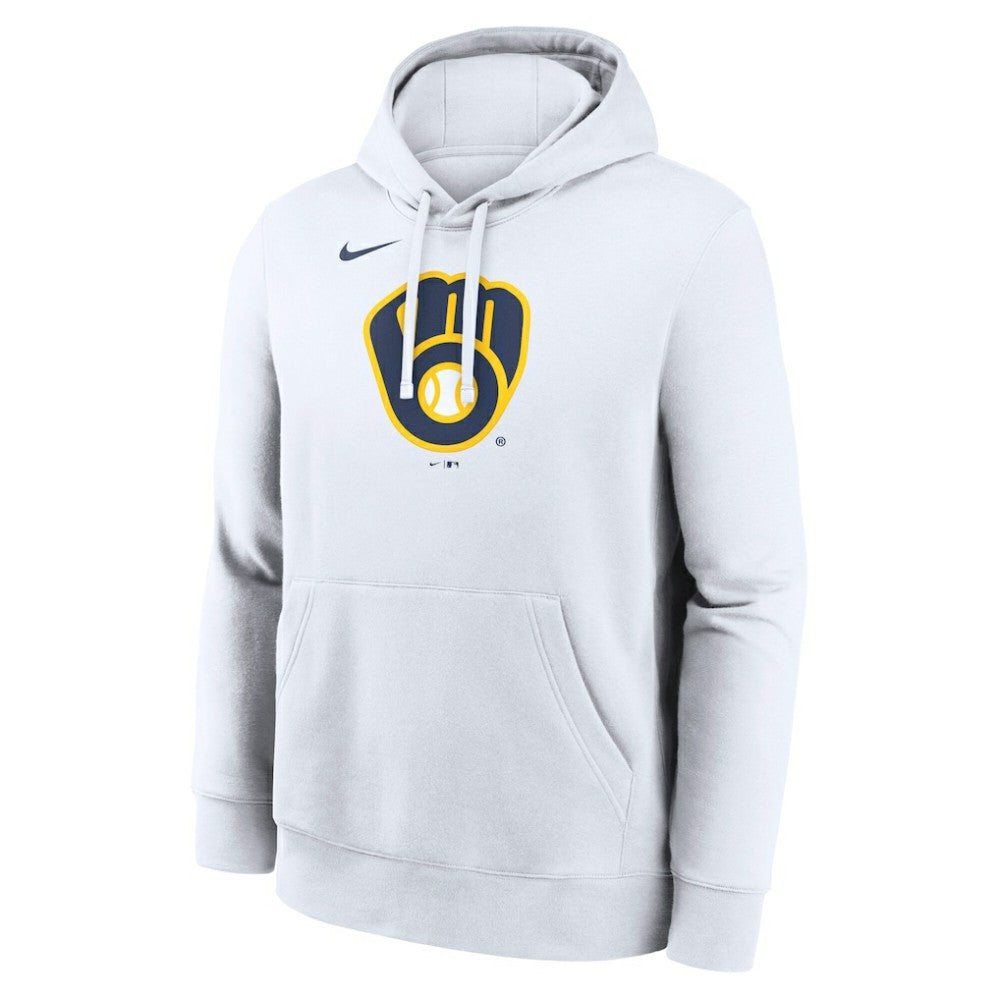 Milwaukee Brewers Nike Logo Club Hoodie - MLB Hoodies