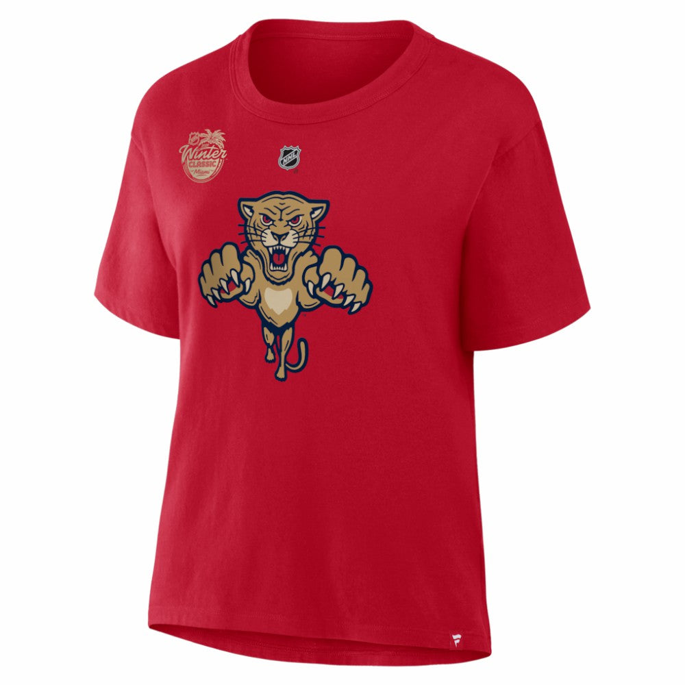 Brad Marchand Florida Panthers Fanatics Women's 2026 NHL Winter Classic Authentic Stack Name & Number T-Shirt -  NHL T-shirts