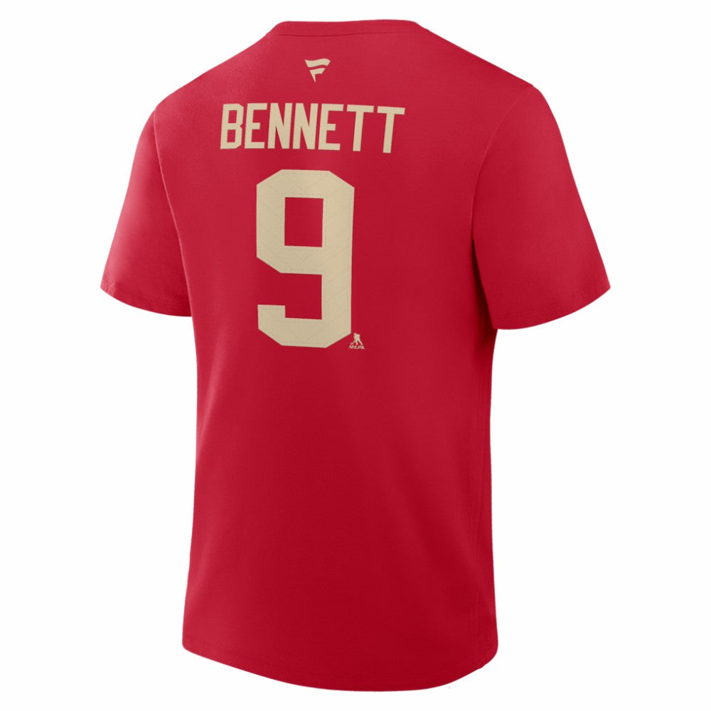 Sam Bennett Florida Panthers Fanatics 2026 NHL Winter Classic Authentic Stack Name & Number T-Shirt -  NHL T-shirts