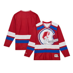 Buffalo Bills Women's Big Face 7.0 Long Sleeve Jersey T-Shirt | NFL New
