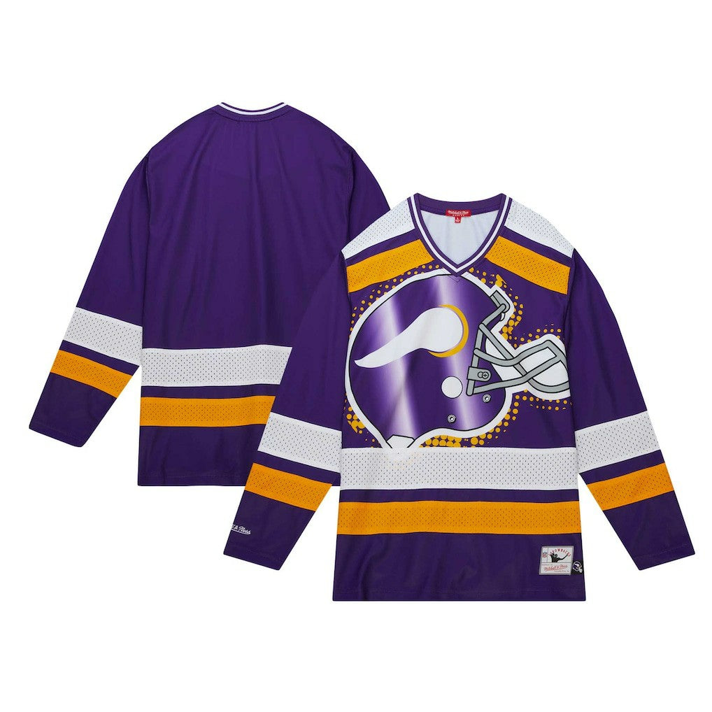 Minnesota Vikings Women's Big Face 7.0 Long Sleeve Jersey T-Shirt | NFL Near me