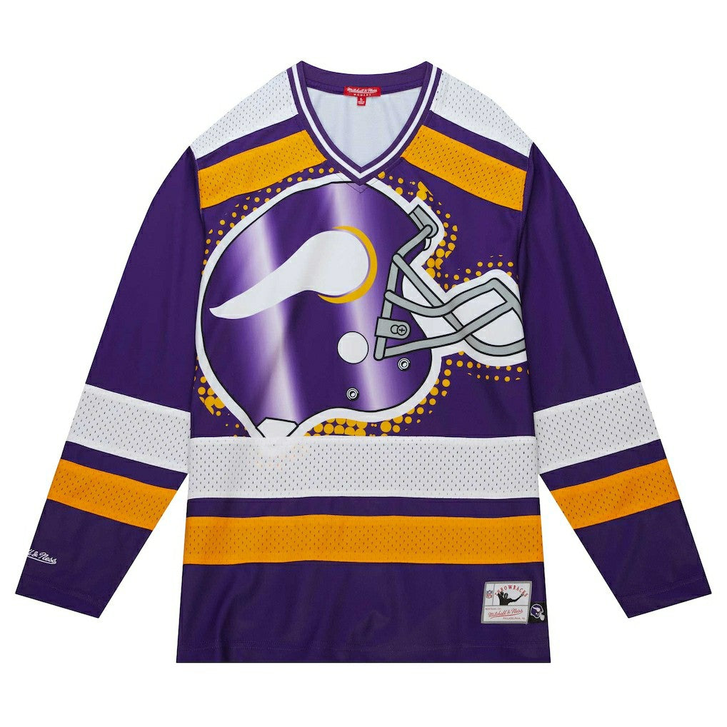 Minnesota Vikings Women's Big Face 7.0 Long Sleeve Jersey T-Shirt | NFL Near me