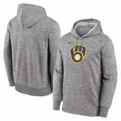 Milwaukee Brewers Nike Primary Logo Therma Hoodie - MLB Hoodies