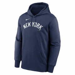 New York Yankees Nike Primary Wordmark Therma Hoodie - MLB Hoodies