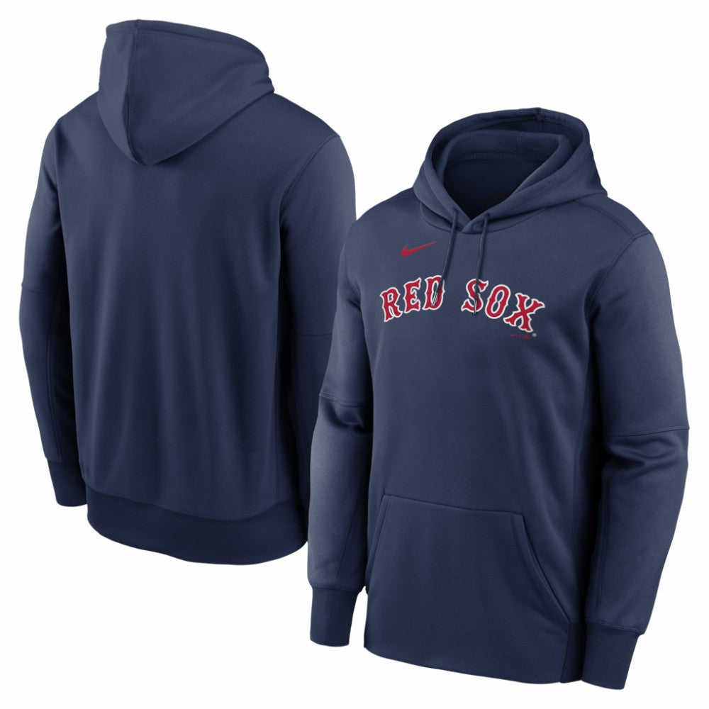 Boston Red Sox Nike Primary Wordmark Therma Hoodie - MLB Hoodies