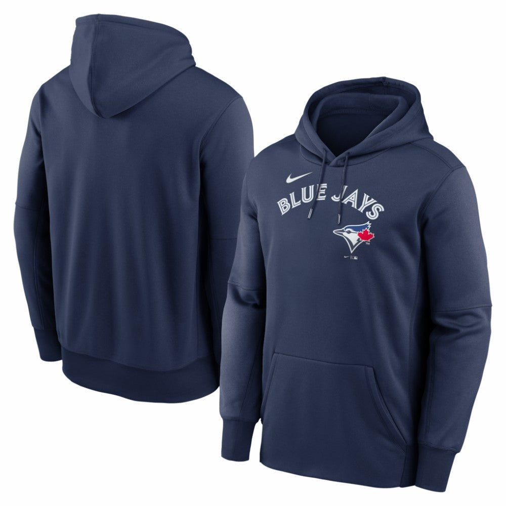 Toronto Blue Jays Nike Primary Wordmark Therma Hoodie - MLB Hoodies
