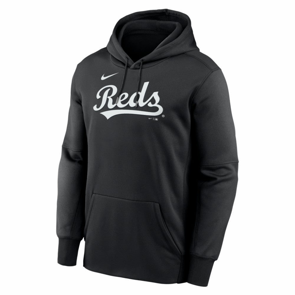 Cincinnati Reds Nike Primary Wordmark Therma Hoodie - MLB Hoodies