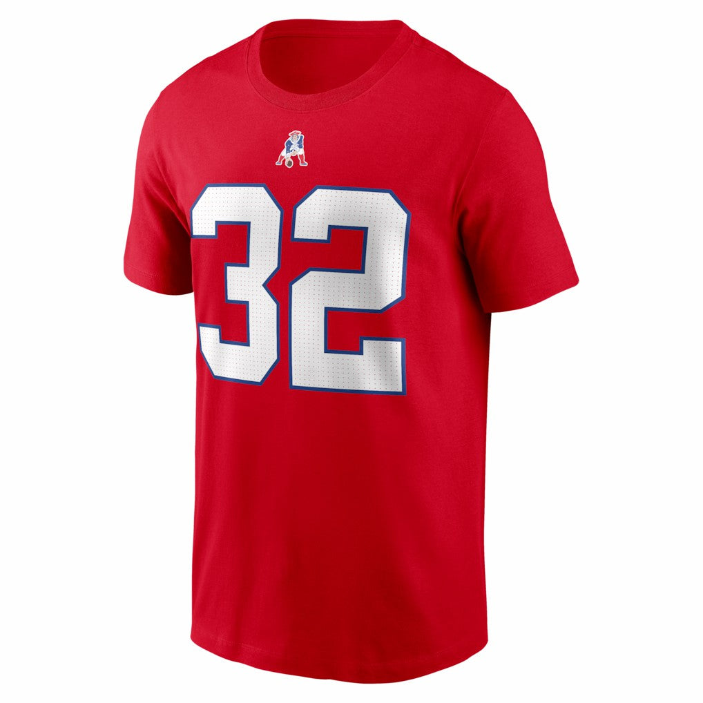 New England Patriots TreVeyon Henderson  Name & Number T-Shirt | NFL New