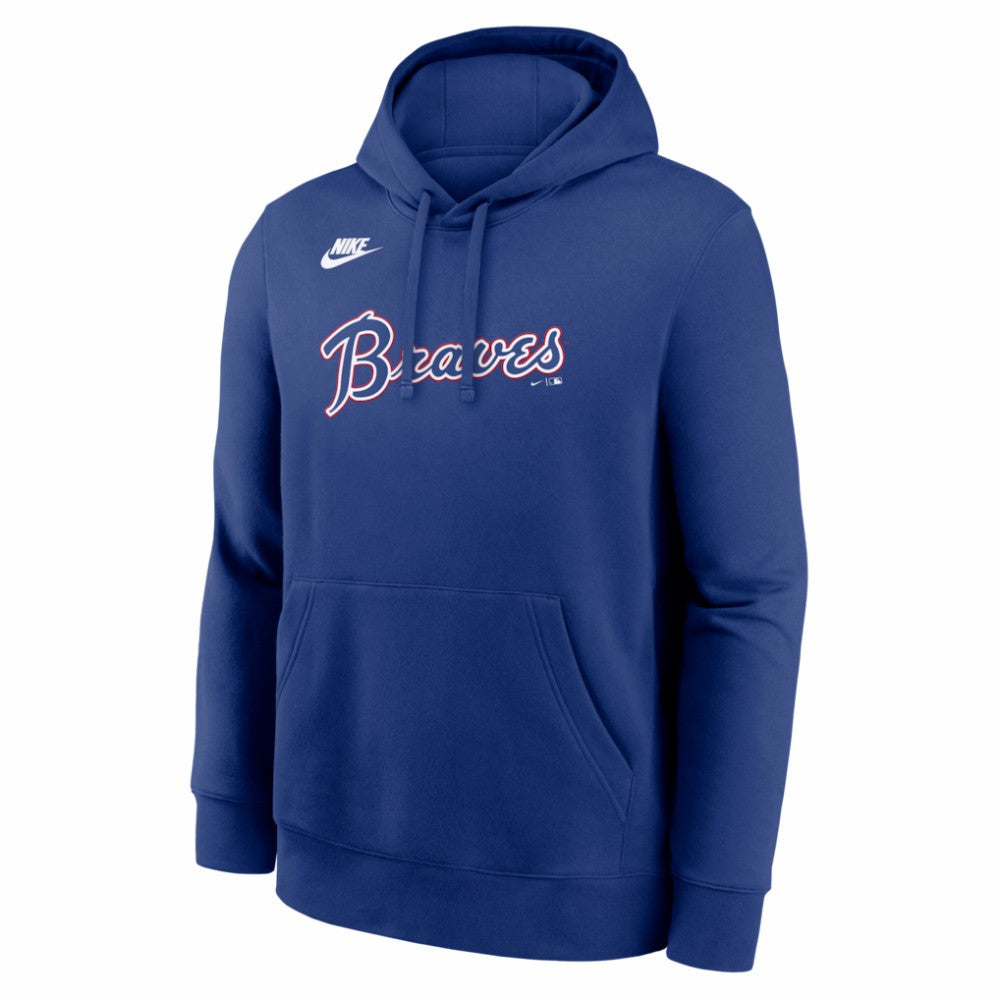 Atlanta Braves Nike Cooperstown Collection Wordmark Club Hoodie - MLB Hoodies
