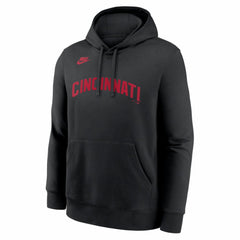 Cincinnati Reds Nike Cooperstown Collection Wordmark Club Hoodie - MLB Hoodies