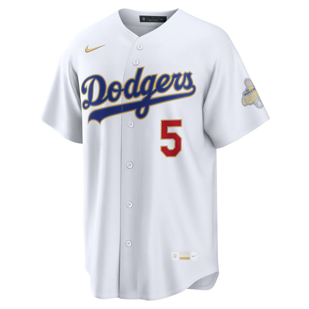 Freddie Freeman Los Angeles Dodgers Nike 2026 Gold Collection Stadium Jersey - MLB Jerseys