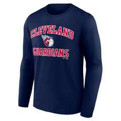 Cleveland Guardians Logo Athletic Heart & Soul Long Sleeve T-Shirt - MLB T-shirts
