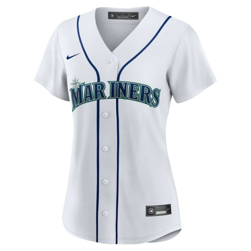 Bryan Woo Seattle Mariners Nike Women's Home Replica Jersey - MLB Jerseys