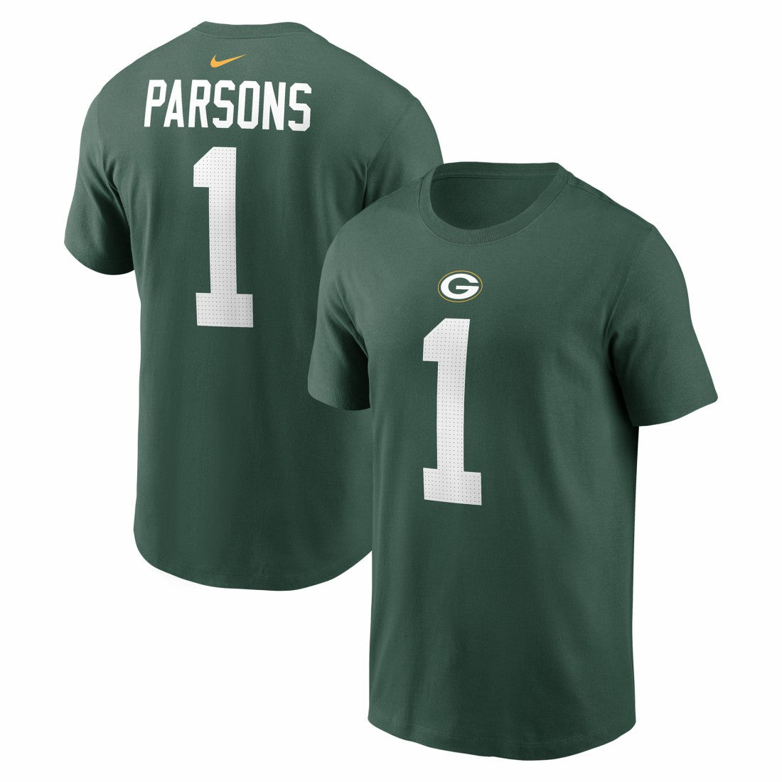 Green Bay Packers Micah Parsons  Name & Number T-Shirt | NFL Outlet