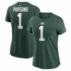 Green Bay Packers Micah Parsons  Women's Name & Number T-Shirt | NFL US