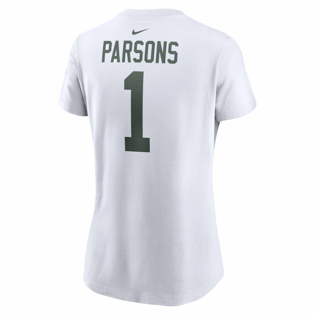 Green Bay Packers Micah Parsons  Women's Player Name & Number T-Shirt | NFL On sale