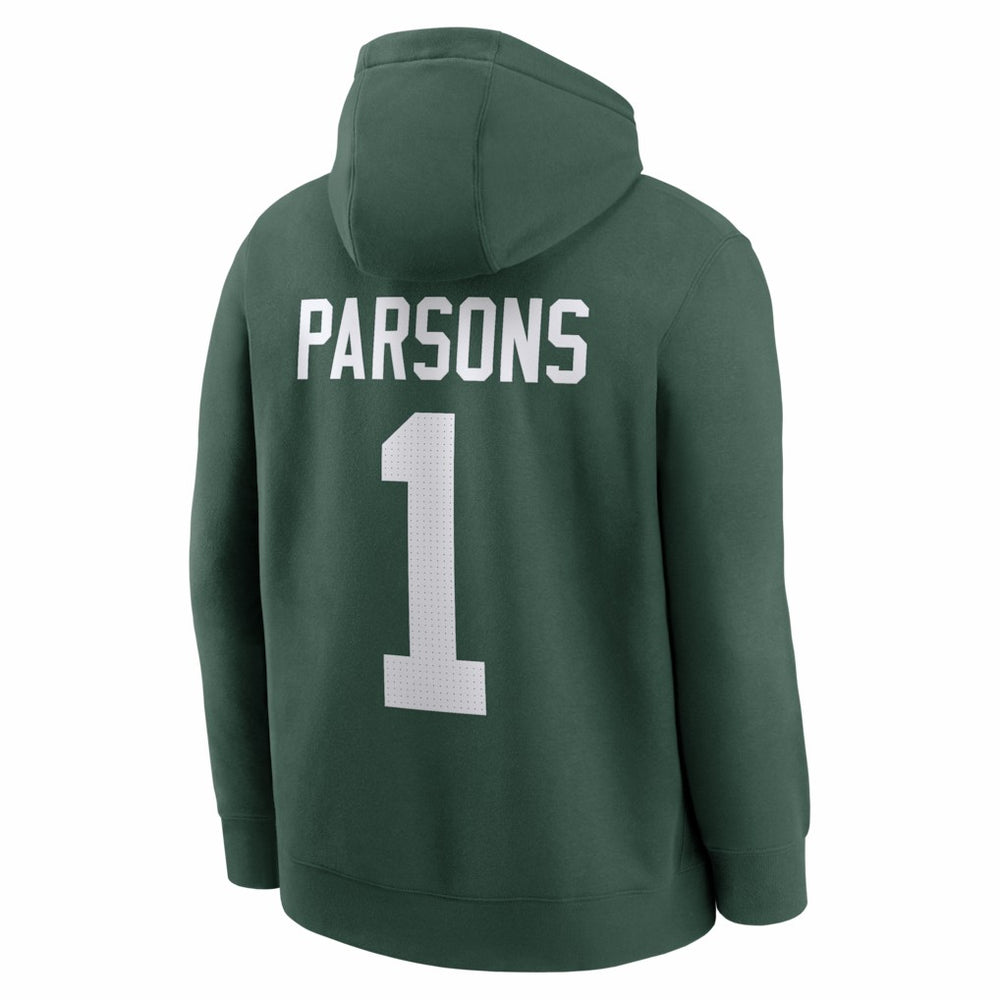 Green Bay Packers Micah Parsons  Player Name & Number Fleece Hoodie | NFL US