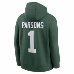 Green Bay Packers Micah Parsons  Player Name & Number Fleece Hoodie | NFL US