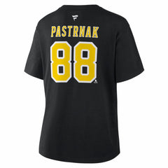 David Pastrnak Boston Bruins Fanatics Women's 2026 NHL Stadium Series Authentic Stack Name & Number T-Shirt -  NHL T-shirts