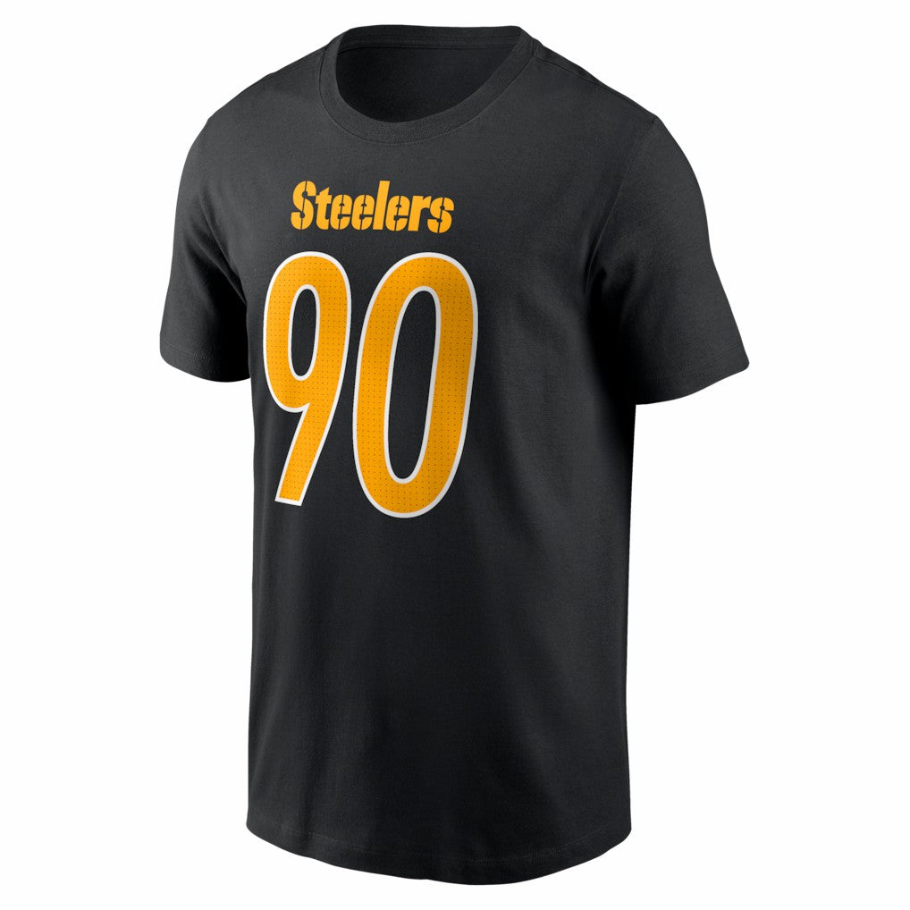 Pittsburgh Steelers T.J. Watt  Carbon Name & Number T-Shirt | NFL Near me