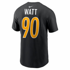 Pittsburgh Steelers T.J. Watt  Carbon Name & Number T-Shirt | NFL Near me