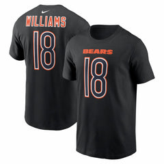 Chicago Bears Caleb Williams  Carbon Name & Number T-Shirt | NFL Online