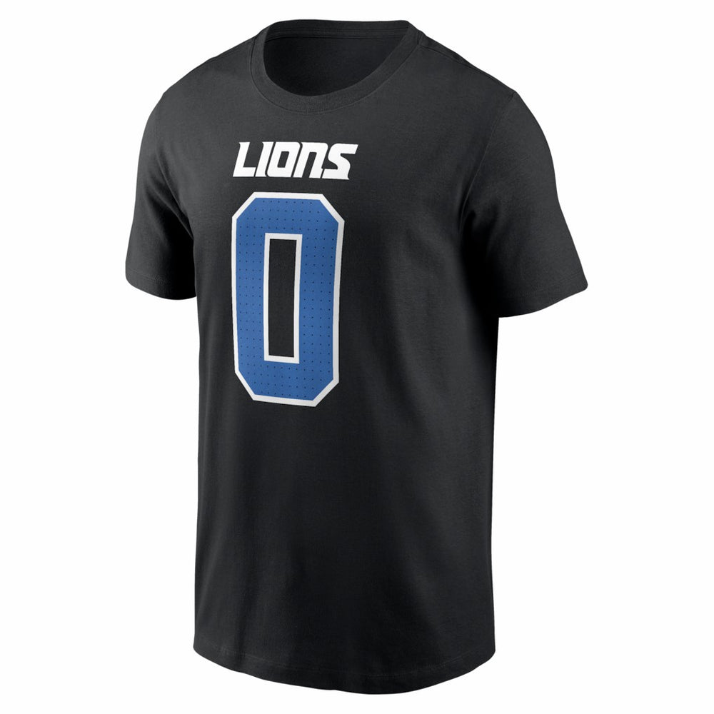 Detroit Lions Jahmyr Gibbs  Carbon Name & Number T-Shirt | NFL Sale