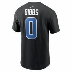 Detroit Lions Jahmyr Gibbs  Carbon Name & Number T-Shirt | NFL Sale