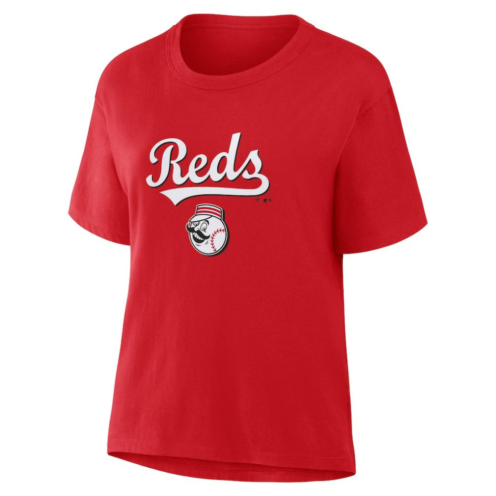 Cincinnati Reds Fanatics Women's Lockup Legacy T-Shirt - MLB T-shirts
