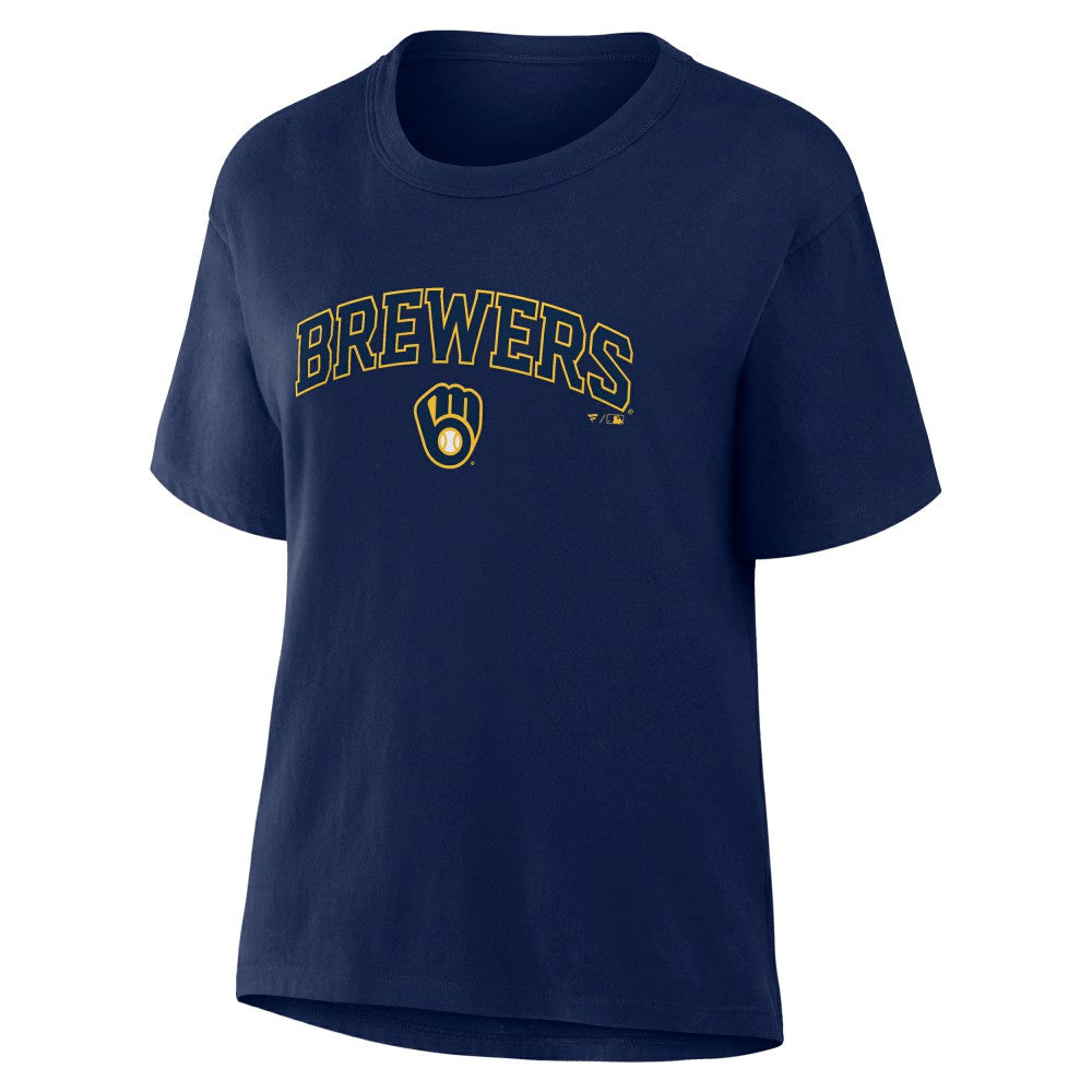 Milwaukee Brewers Fanatics Women's Lockup Legacy T-Shirt - MLB T-shirts
