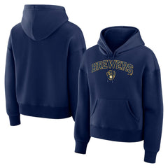Milwaukee Brewers Fanatics Women's Lockup Legacy Fleece Hoodie - MLB Hoodies