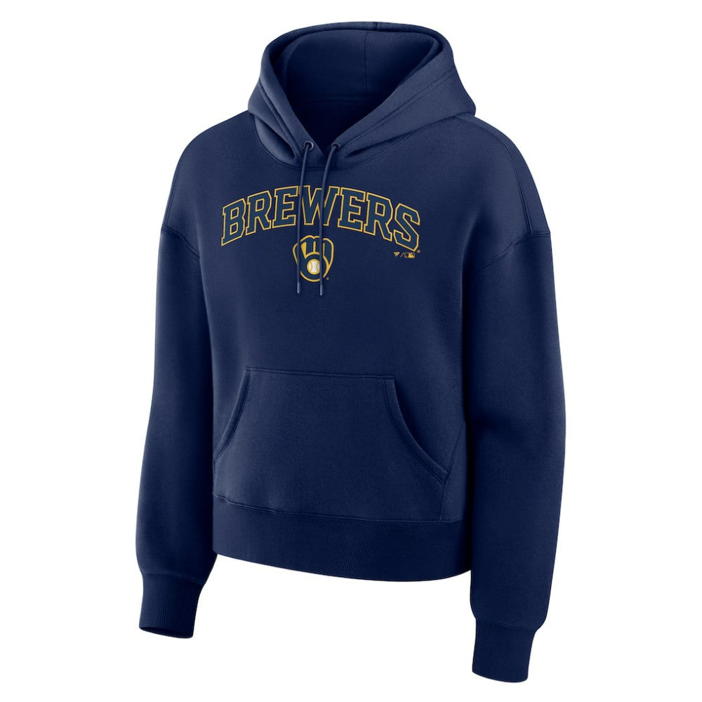 Milwaukee Brewers Fanatics Women's Lockup Legacy Fleece Hoodie - MLB Hoodies