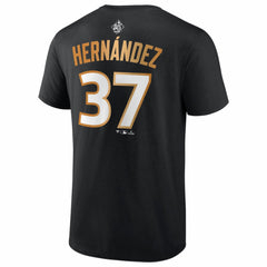 Teoscar Hernández Los Angeles Dodgers Fanatics 2025 World Series Champions Name & Number T-Shirt - MLB T-shirts