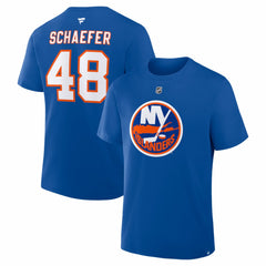 Matthew Schaefer New York Islanders Fanatics Authentic Stack Name & Number T-Shirt -  NHL T-shirts