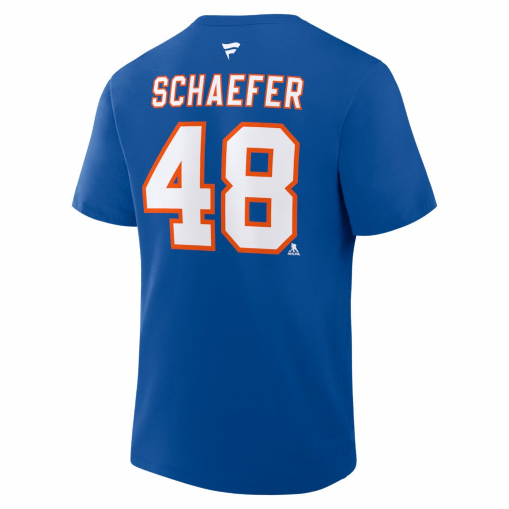 Matthew Schaefer New York Islanders Fanatics Authentic Stack Name & Number T-Shirt -  NHL T-shirts
