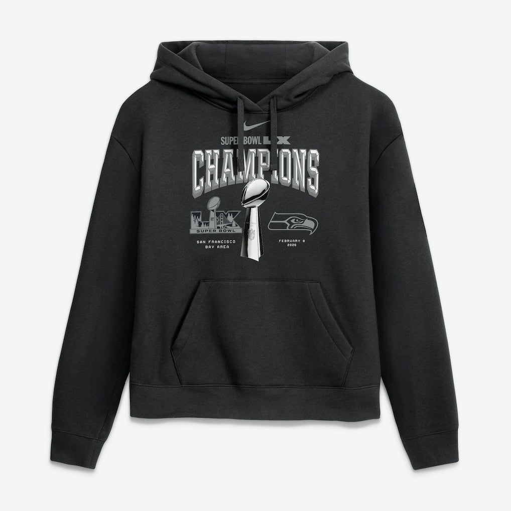 Seattle Seahawks Women's Super Bowl LX Champions Locker Room Trophy Collection Hoodie | NFL Sale