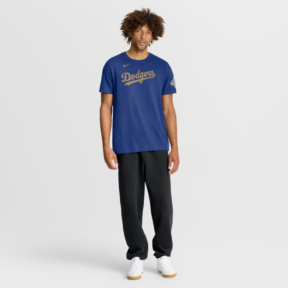 Los Angeles Dodgers Nike 2026 Gold Collection Wordmark T-Shirt - MLB T-shirts