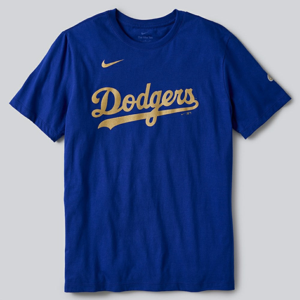 Los Angeles Dodgers Nike 2026 Gold Collection Wordmark T-Shirt - MLB T-shirts