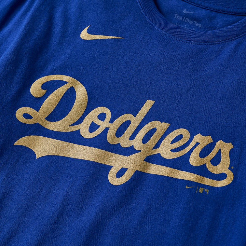 Los Angeles Dodgers Nike 2026 Gold Collection Wordmark T-Shirt - MLB T-shirts