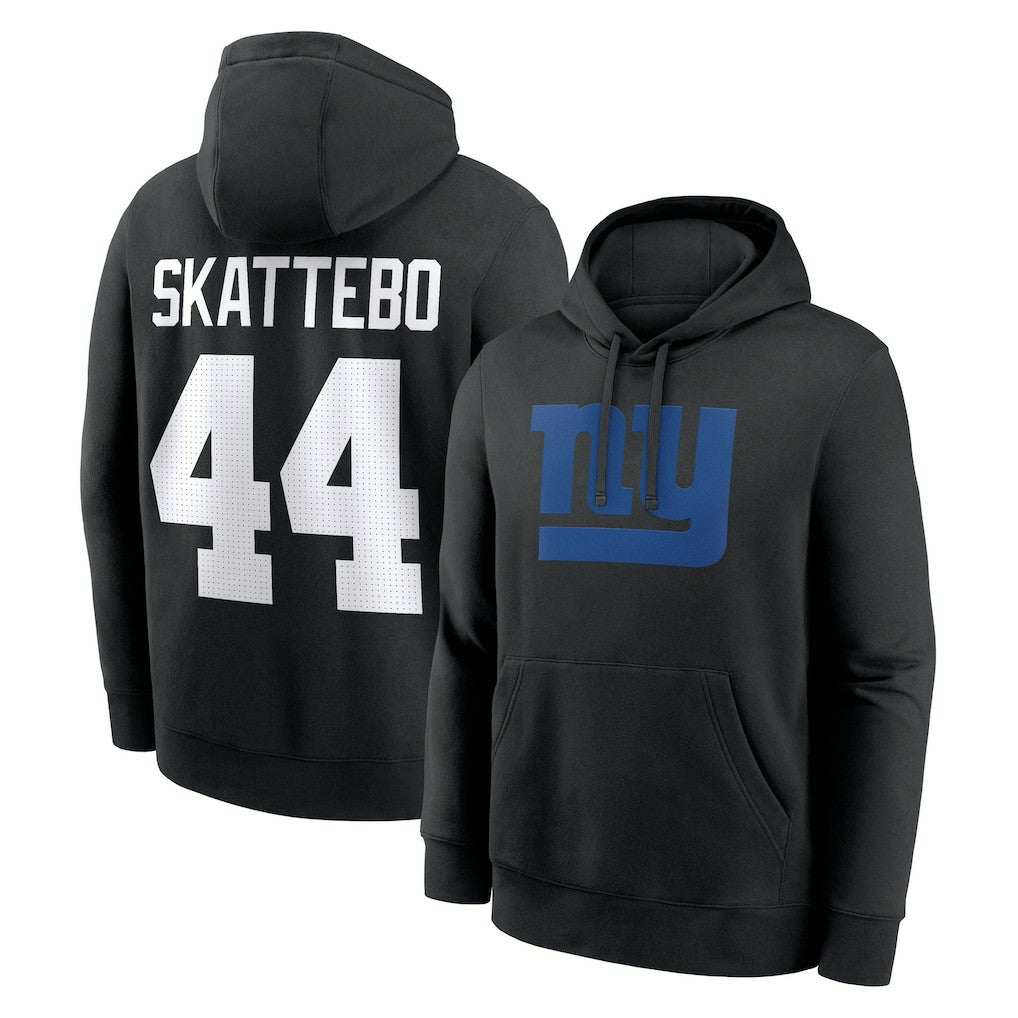 New York Giants Cam Skattebo  Player Name & Number Fleece Hoodie | NFL Hot