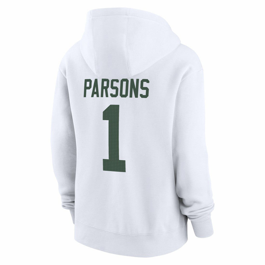 Green Bay Packers Micah Parsons  Women's Player Name & Number Fleece Hoodie | NFL New