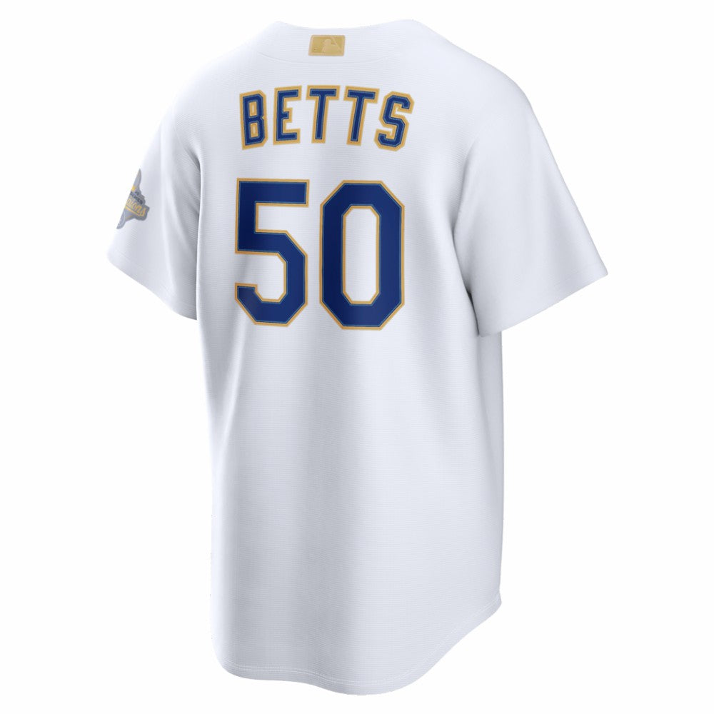 Mookie Betts Los Angeles Dodgers Nike 2026 Gold Collection Stadium Jersey - MLB Jerseys