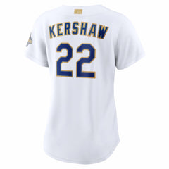 Clayton Kershaw Los Angeles Dodgers Nike Women's 2026 Gold Collection Stadium Jersey - MLB Jerseys